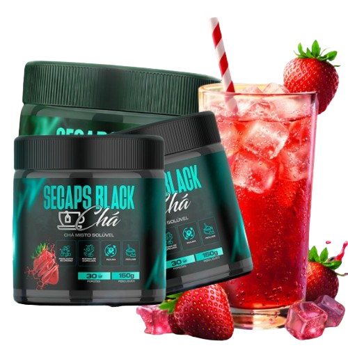 secaps black chá
